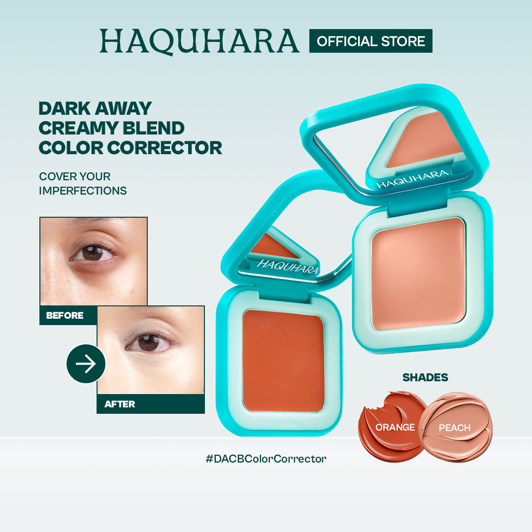 Haquhara Dark Away Creamy Blend Color Corrector / Corrector Concealer / Corrector Orange / Corrector Peach
