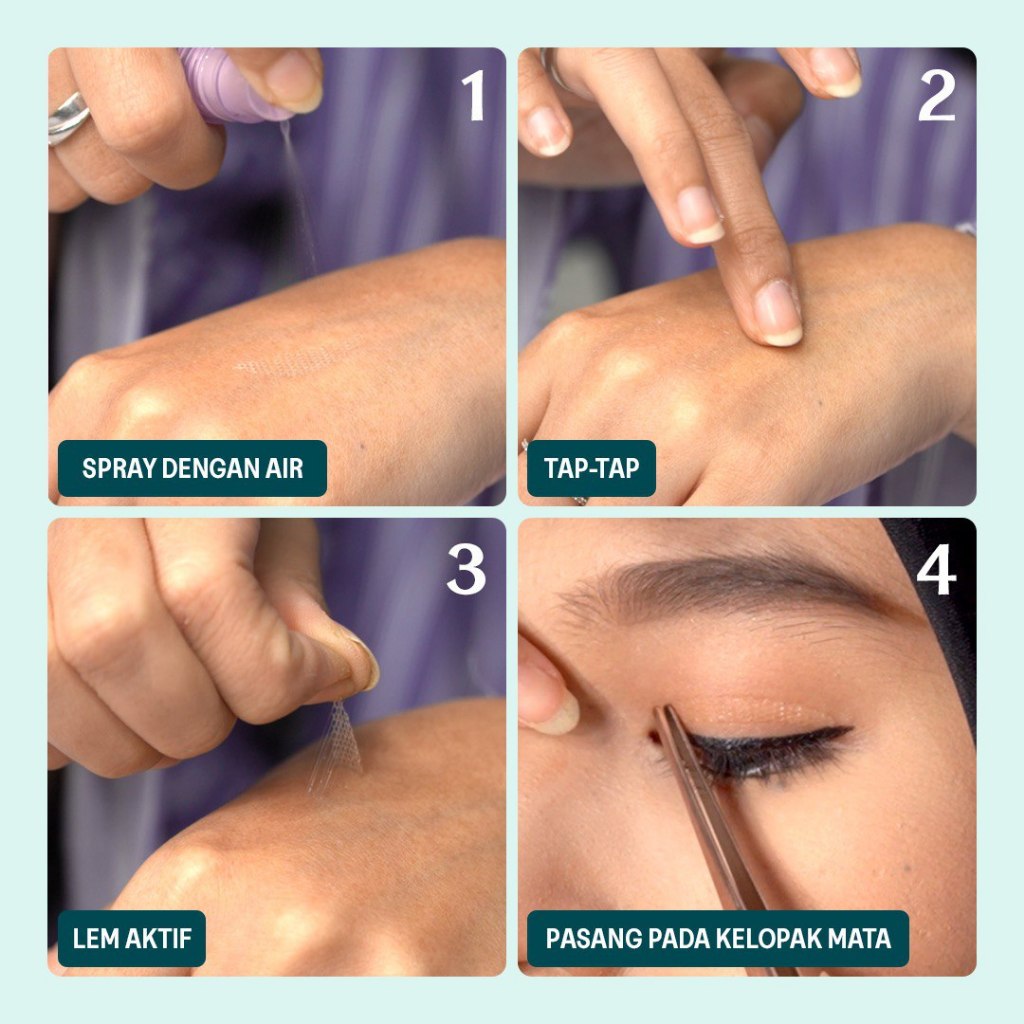 Bundling ALL SIZE Eyelid Veil Haquhara x Nanath Nadia Pro Pack / Scot Scot Mata Net Eyetape Lace Invisible Mesh