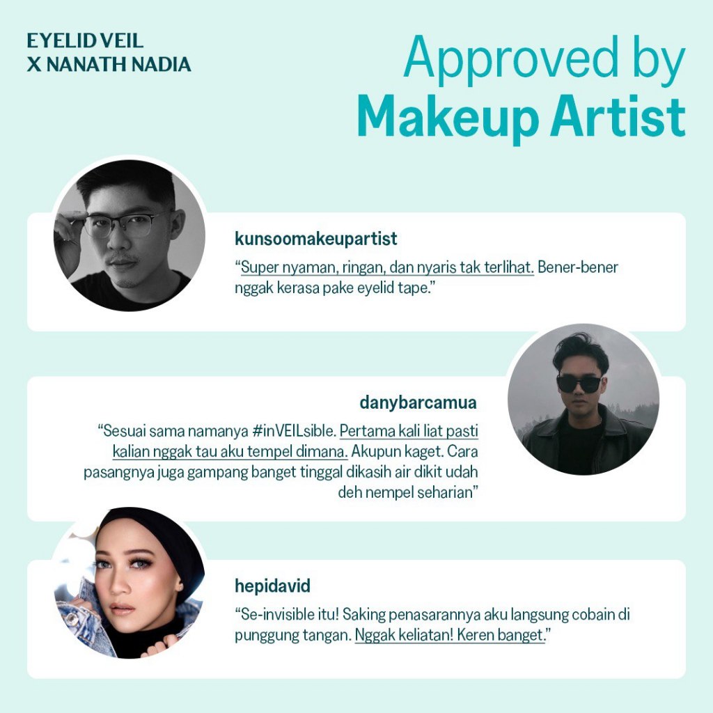 Bundling ALL SIZE Eyelid Veil Haquhara x Nanath Nadia Pro Pack / Scot Scot Mata Net Eyetape Lace Invisible Mesh