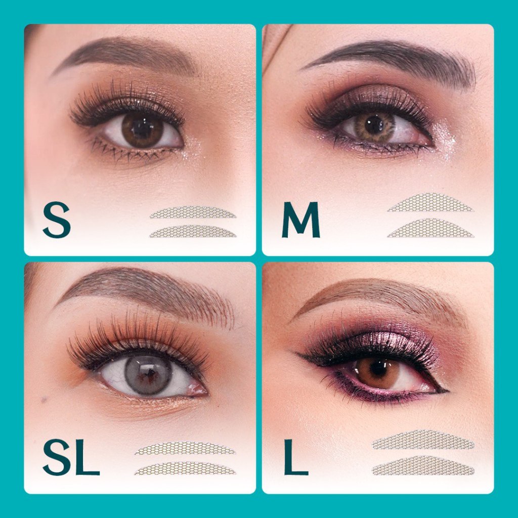 Bundling ALL SIZE Eyelid Veil Haquhara x Nanath Nadia Pro Pack / Scot Scot Mata Net Eyetape Lace Invisible Mesh