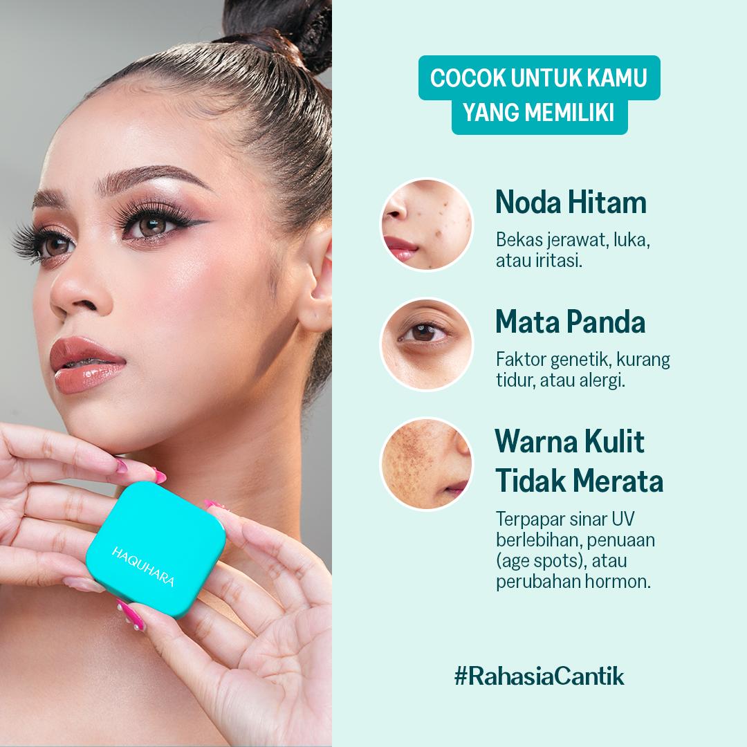 Haquhara Fix & Flick Set / Brush dan Color Corrector