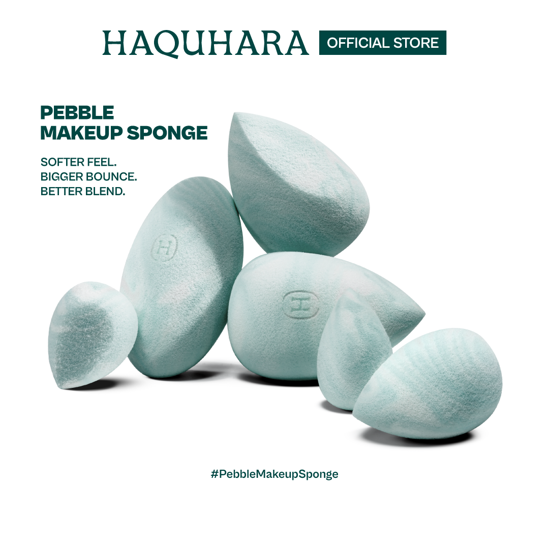 Haquhara Pebble Pro-Blending Essential / Makeup Sponge / Beauty Blender