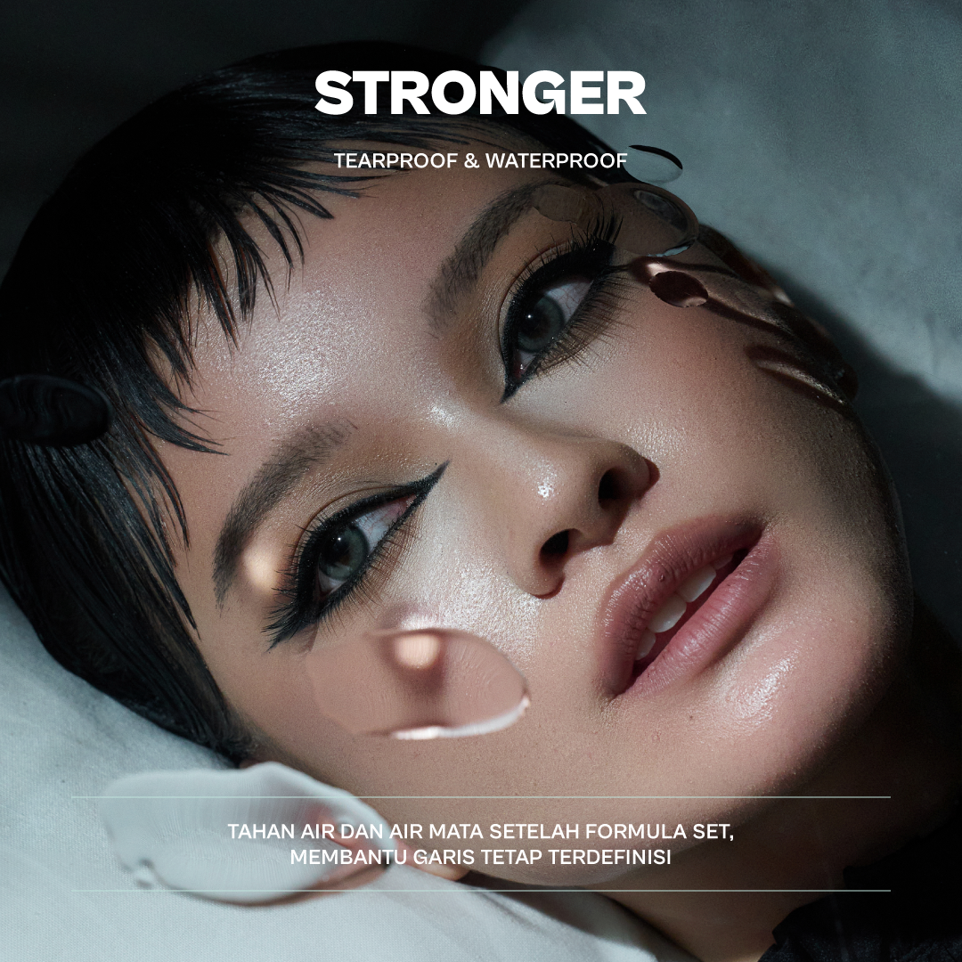 Haquhara Hypersync Ultrablack Eyeliner Gel & Detailist Brush / Matte Eyeliner Gel Pot & Brush Aplikator