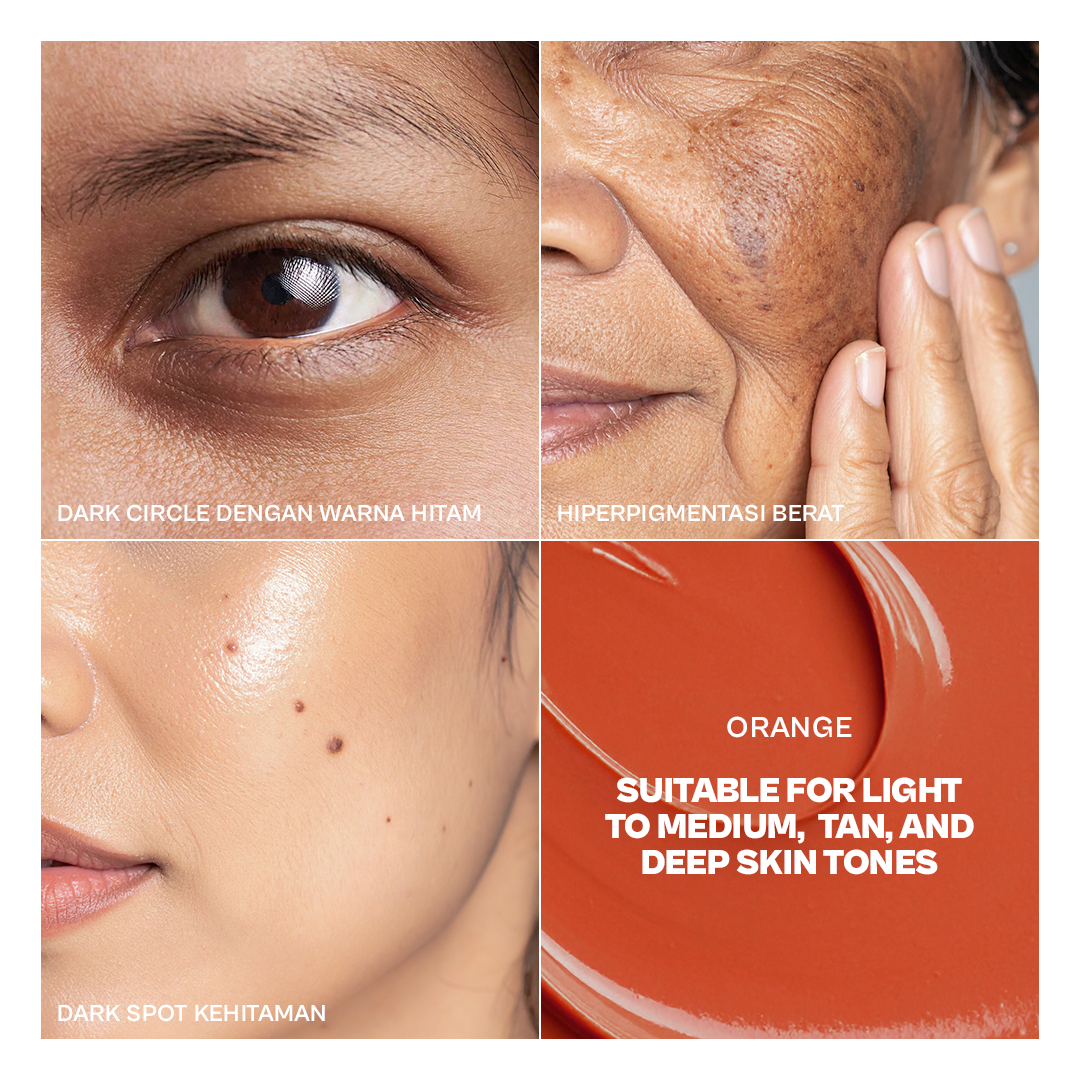 Haquhara Dark Away Creamy Blend Color Corrector / Corrector Concealer / Corrector Orange / Corrector Peach