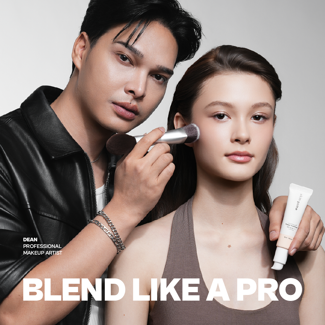 Haquhara with Skingame - Blend Architect Dual Brush / 2in1 Brush / Dual-sided Brush