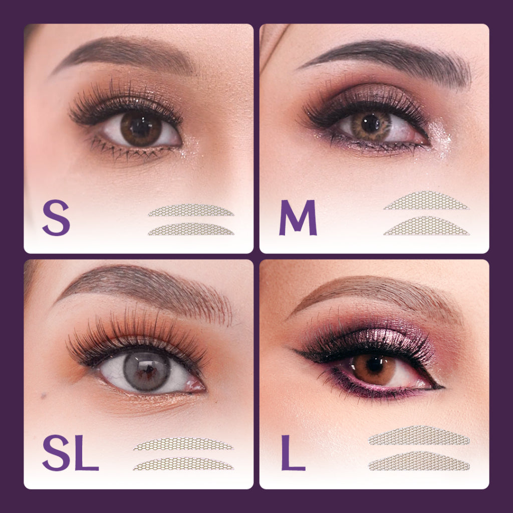 Haquhara Eyelid Veil x Nanath Nadia / Scot Skot Mata Jaring / Eyetape Lace / Invisible Mesh