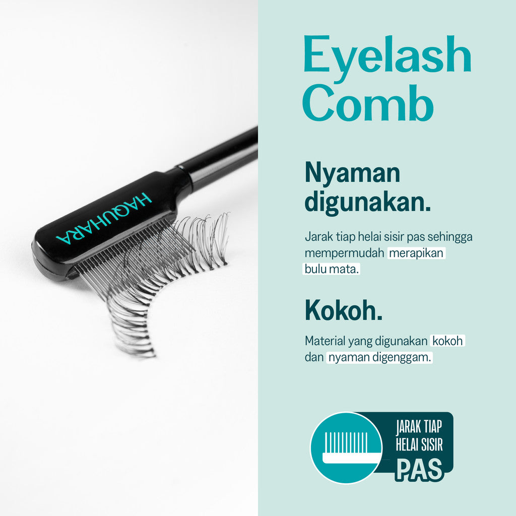 Haquhara Eyelash Comb Sisir Alis Sisir Bulu Mata
