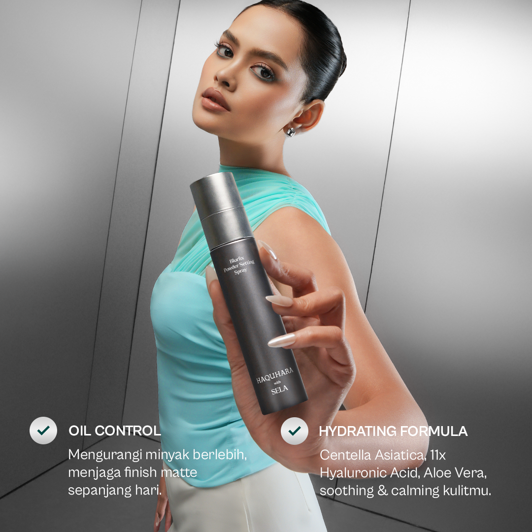 Haquhara Blurfix Powder Setting Spray with Sela