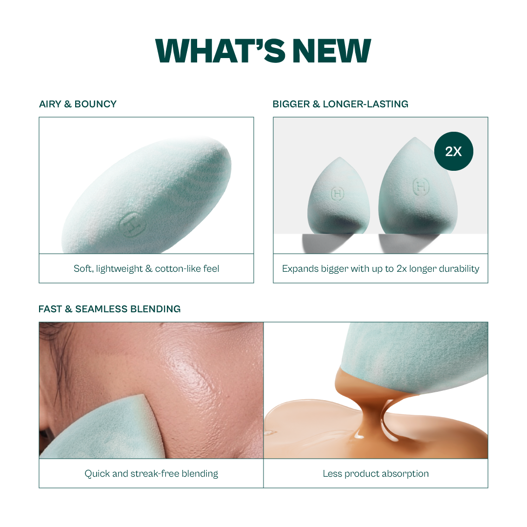Haquhara Pebble Pro-Blending Essential / Makeup Sponge / Beauty Blender