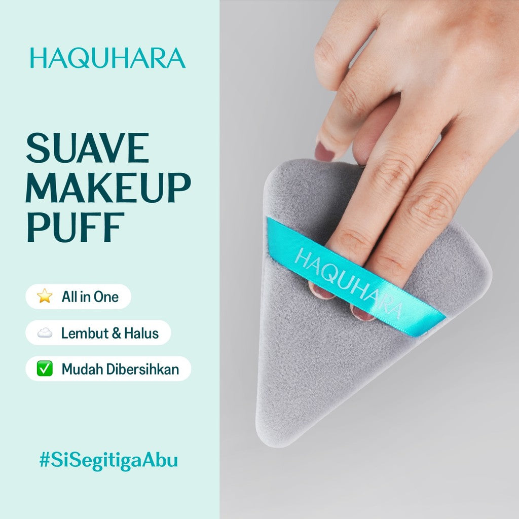Haquhara Suave Makeup Puff / Spons Segitiga Sponge Pizza