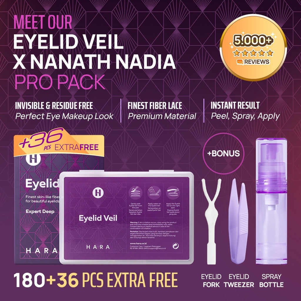 Haquhara The Inveilsible Set x Nanath Nadia / Scot Scot Mata Net Eyetape Lace Invisible Mesh