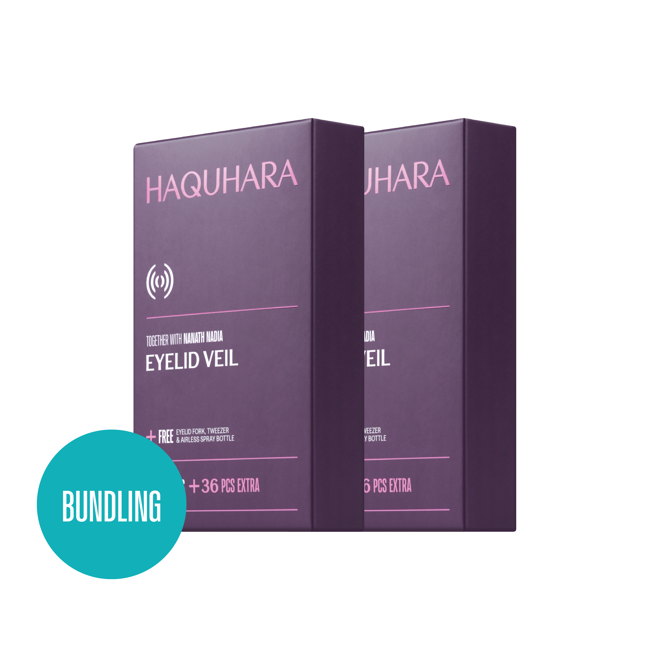 Haquhara The Inveilsible Set x Nanath Nadia / Scot Scot Mata Net Eyetape Lace Invisible Mesh