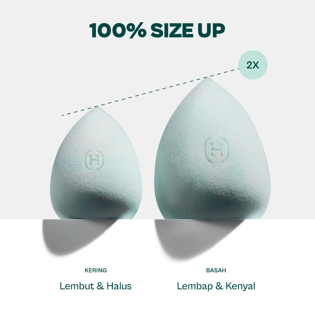 Haquhara Pebble Pro-Blending Essential / Makeup Sponge / Beauty Blender