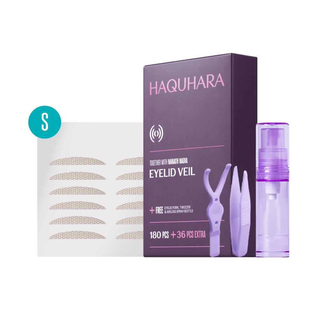 Haquhara Eyelid Veil x Nanath Nadia / Scot Skot Mata Jaring / Eyetape Lace / Invisible Mesh