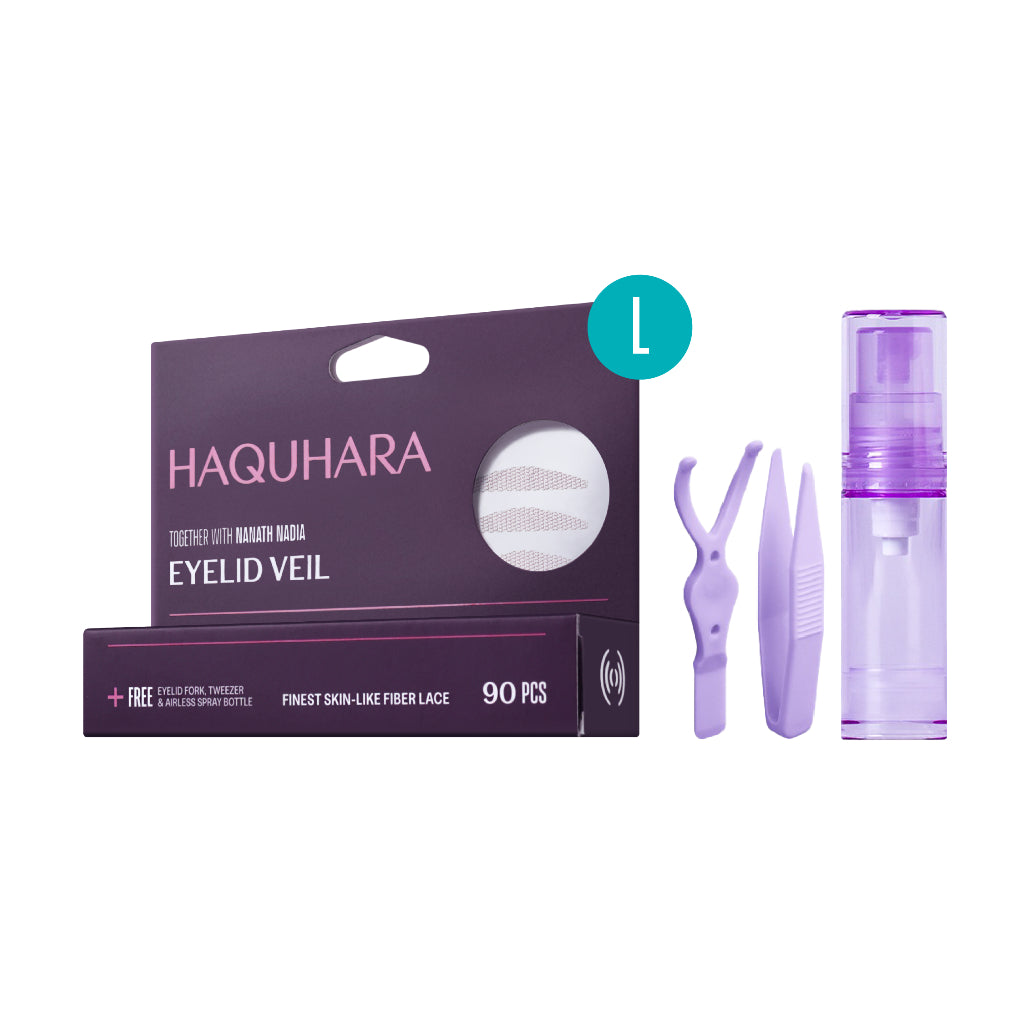 Haquhara Eyelid Veil x Nanath Nadia / Scot Skot Mata Jaring / Eyetape Lace / Invisible Mesh