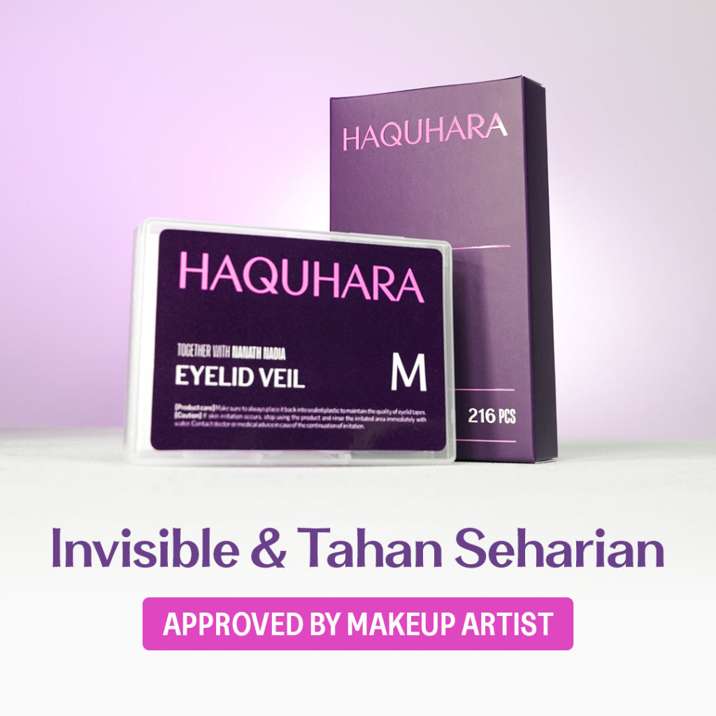Haquhara Eyelid Veil x Nanath Nadia / Scot Skot Mata Jaring / Eyetape Lace / Invisible Mesh