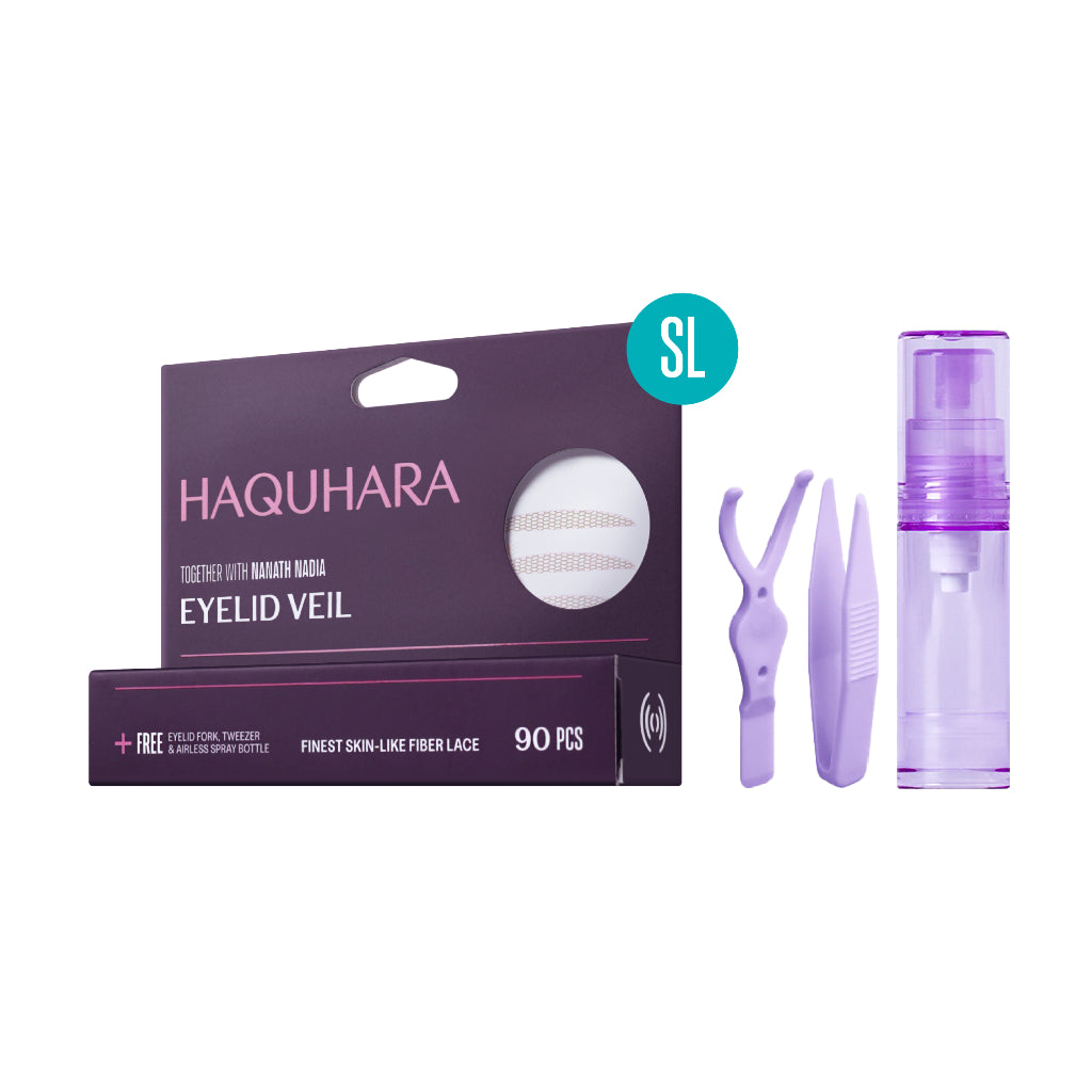 Haquhara Eyelid Veil x Nanath Nadia / Scot Skot Mata Jaring / Eyetape Lace / Invisible Mesh