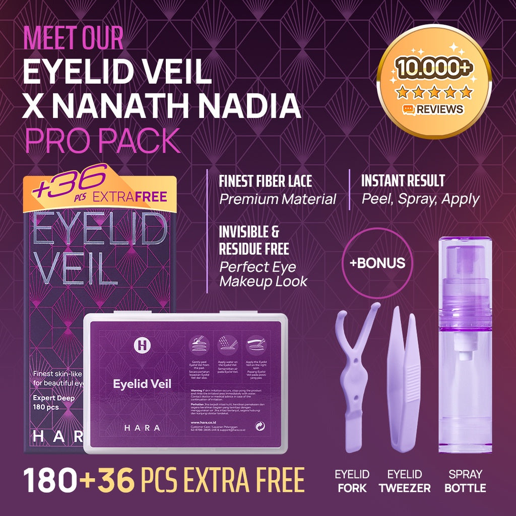 Bundling ALL SIZE Eyelid Veil Haquhara x Nanath Nadia Pro Pack / Scot Scot Mata Net Eyetape Lace Invisible Mesh