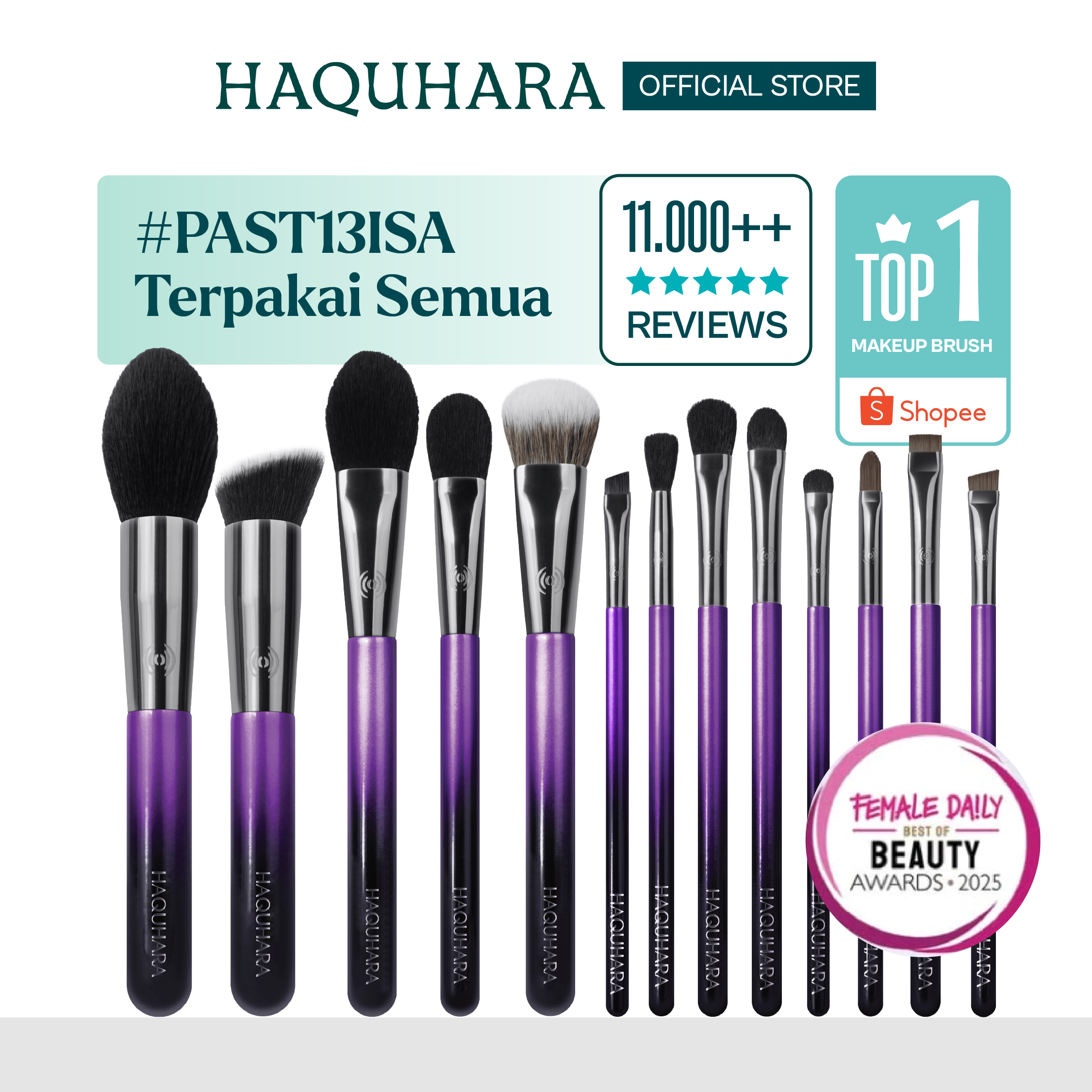 Haquhara Amala Brush / Kuas Makeup Face Eye Lip Brow