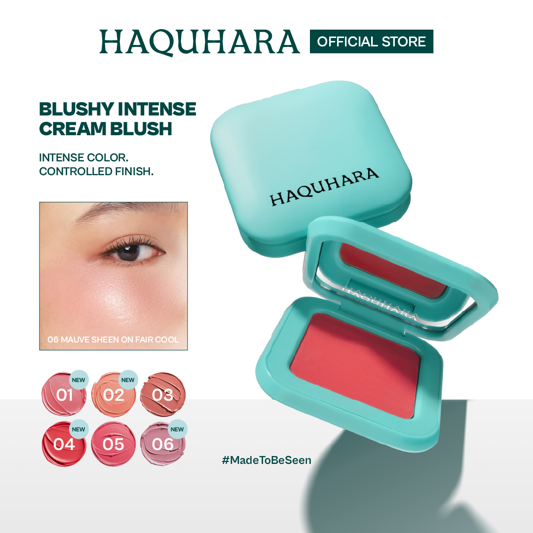 Haquhara Blushy Intense Cream Blush / Intensif Color Cream Blush / Blush On Cream