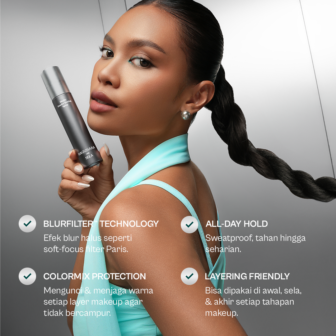 Haquhara Blurfix Powder Setting Spray with Sela