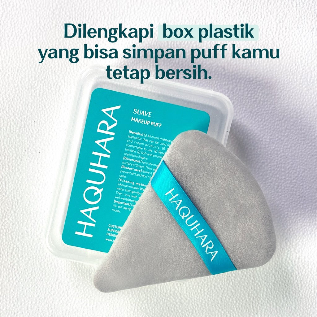 Haquhara Suave Makeup Puff / Spons Segitiga Sponge Pizza