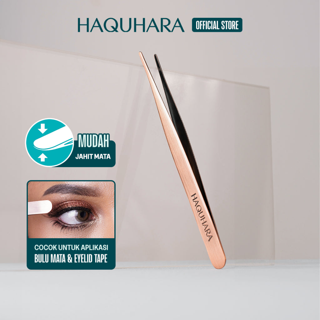 Haquhara Point Tip Tweezer Pinset Bulu Mata Runcing