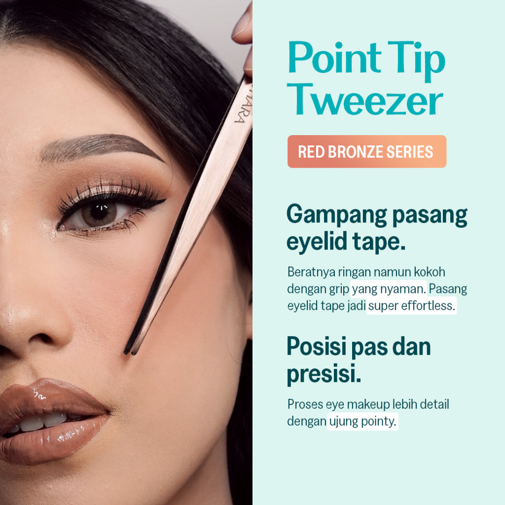 Haquhara Point Tip Tweezer Pinset Bulu Mata Runcing